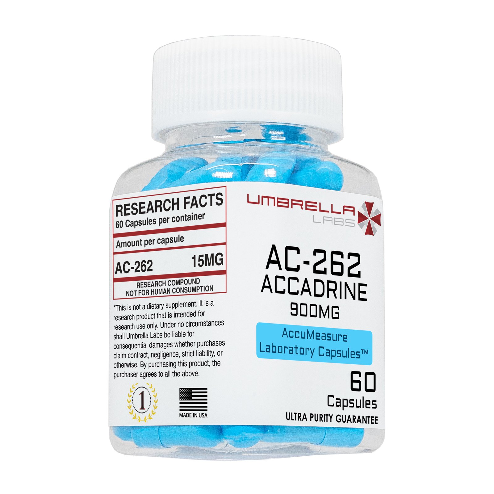 536 ACCADRINE SARM POWDER (60 CAPSULES) (15MG/CAPSULE