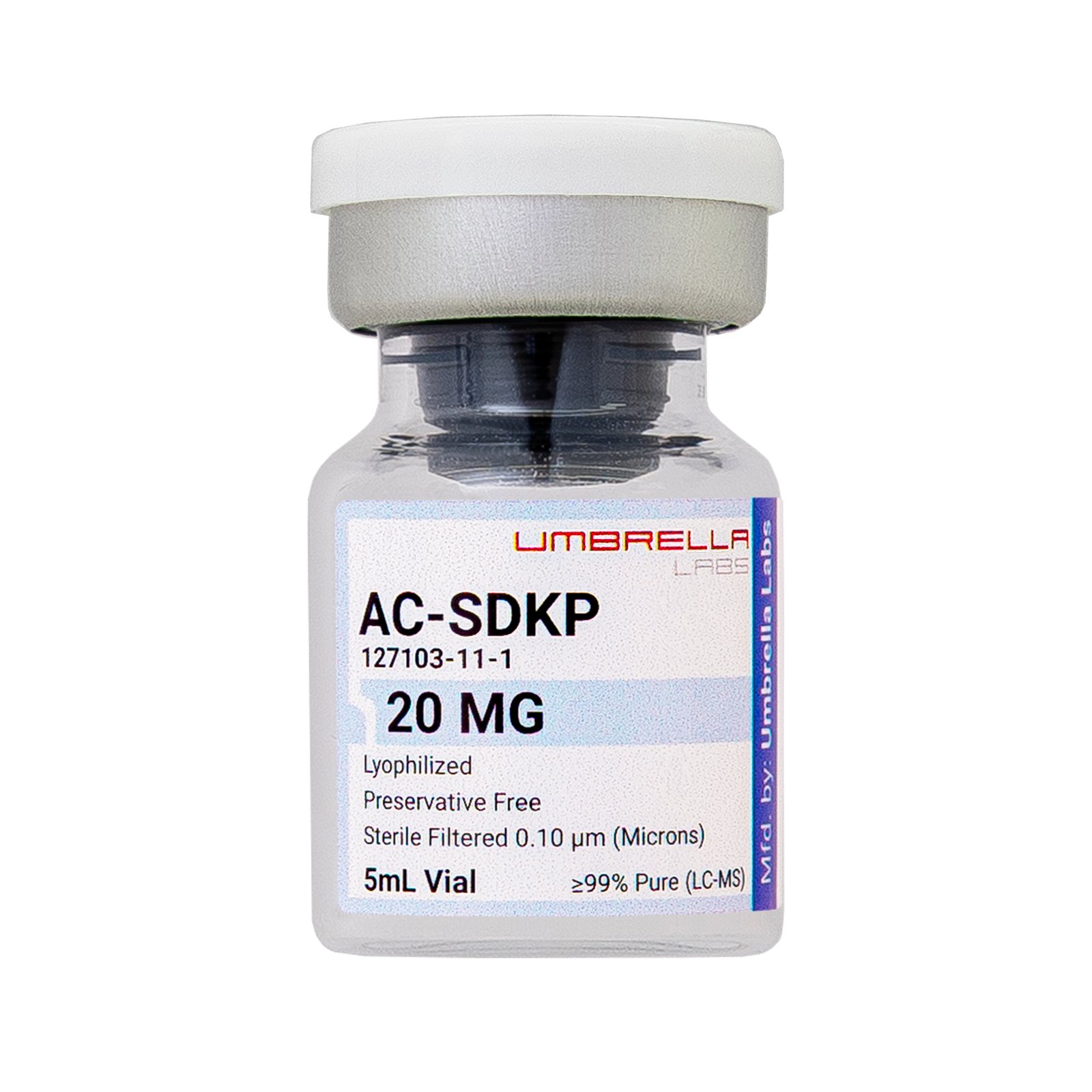 GORALATIDE (AC-SDKP) PEPTIDE 20MG VIAL GORALATIDE (AC-SDKP) PEPTIDE 20MG VIAL