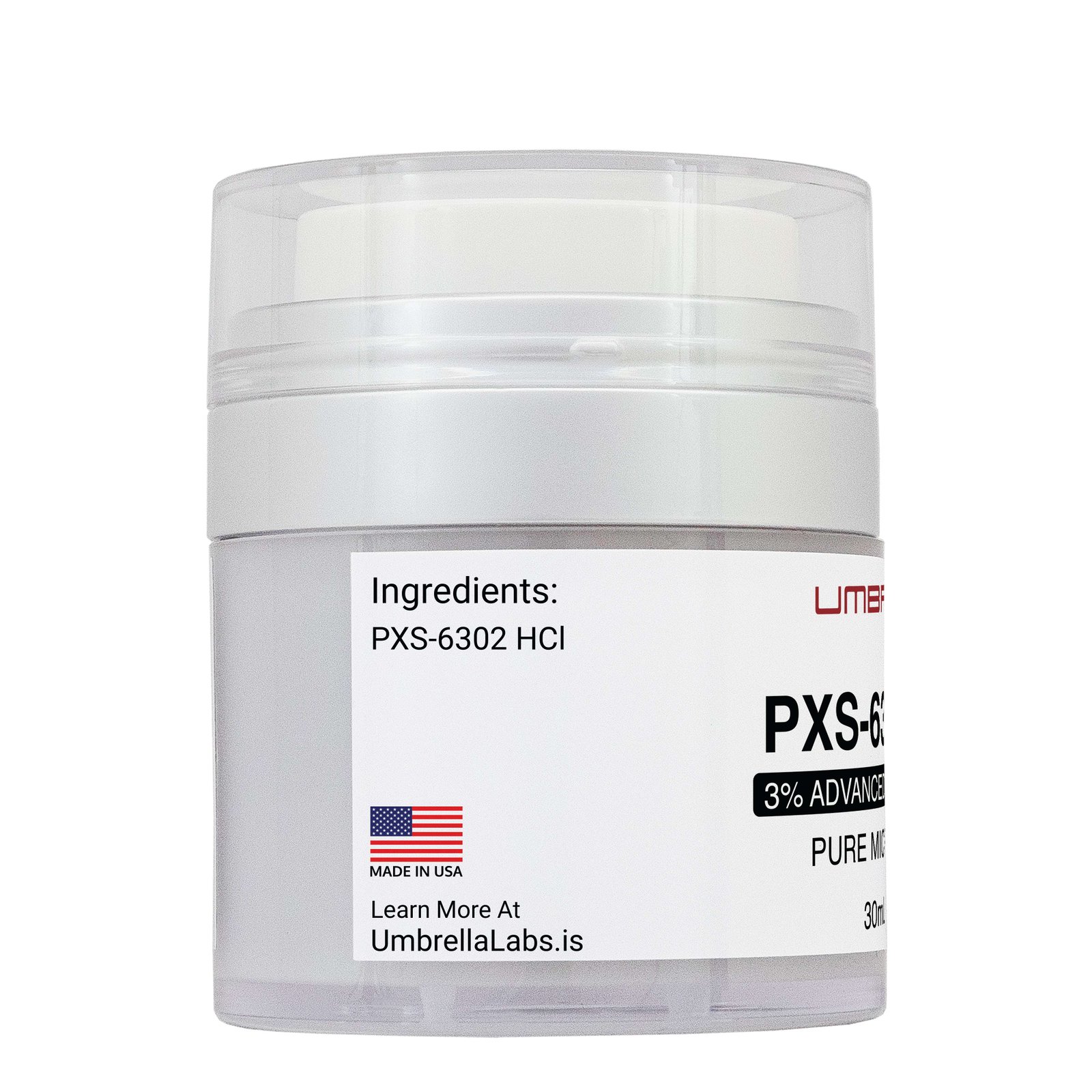 PXS-6302 HCL 3% ADVANCED FORMULATION MICRO-CREAM 30ML BOTTLE