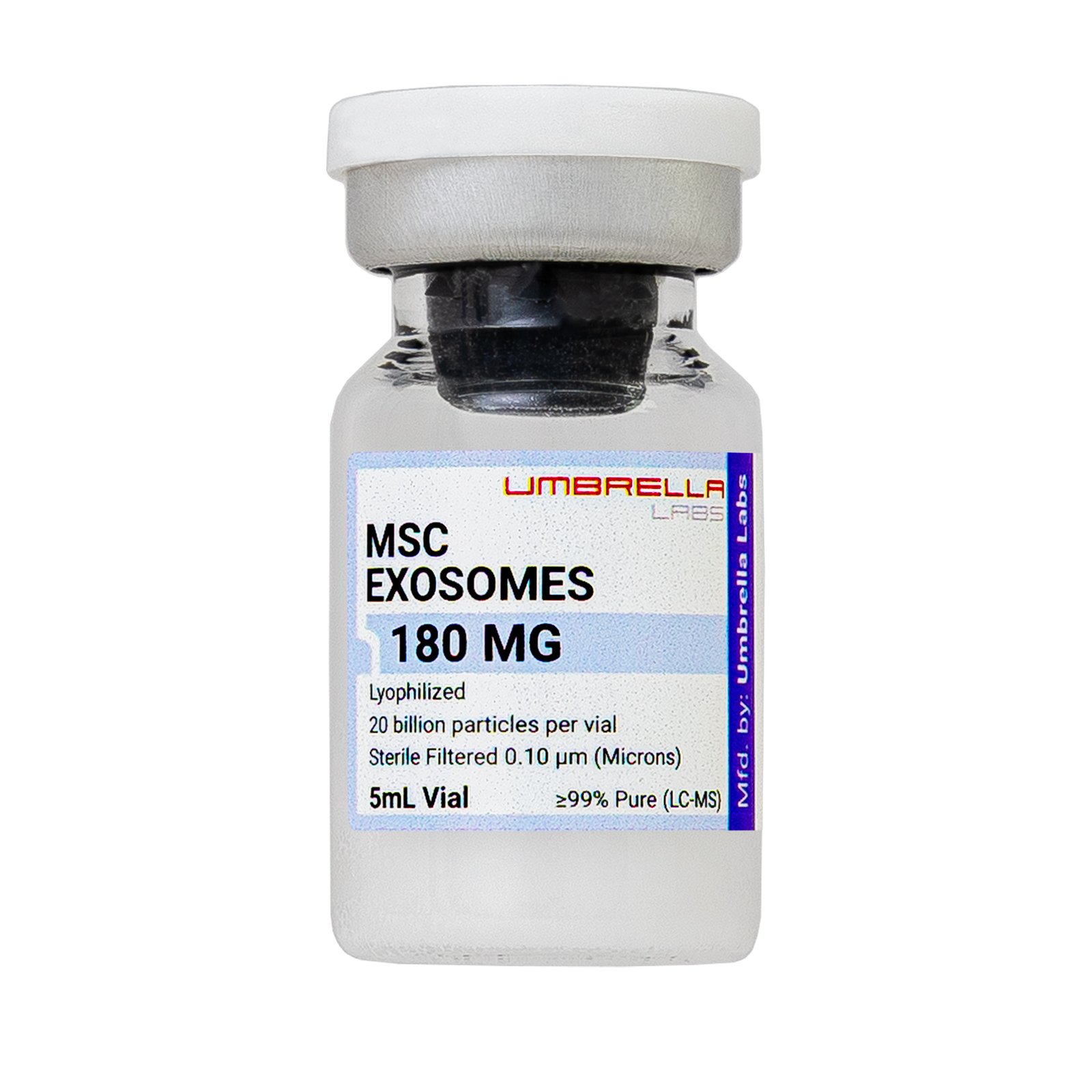 MSC EXOSOMES 180MG VIAL WITH 7ML STERILE RECONSTITUTION LIQUID VIAL MSC EXOSOMES 180MG VIAL WITH 7ML STERILE RECONSTITUTION LIQUID VIAL