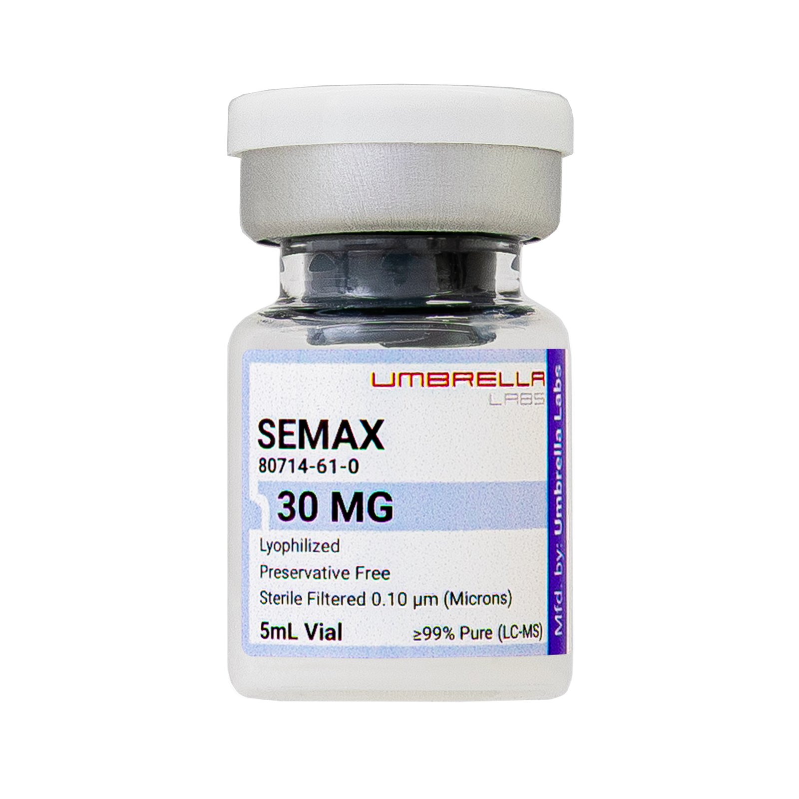 SEMAX PEPTIDE 30MG/5MG VIAL SEMAX PEPTIDE 30MG/5MG VIAL