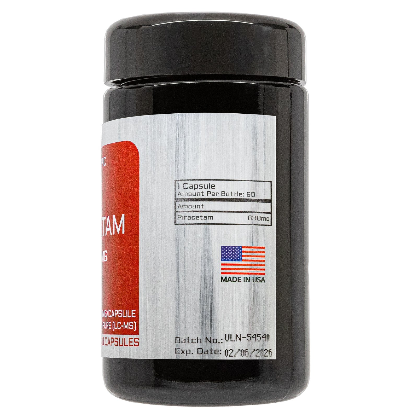 PIRACETAM POWDER (60 CAPSULES)(800MG/CAPSULE