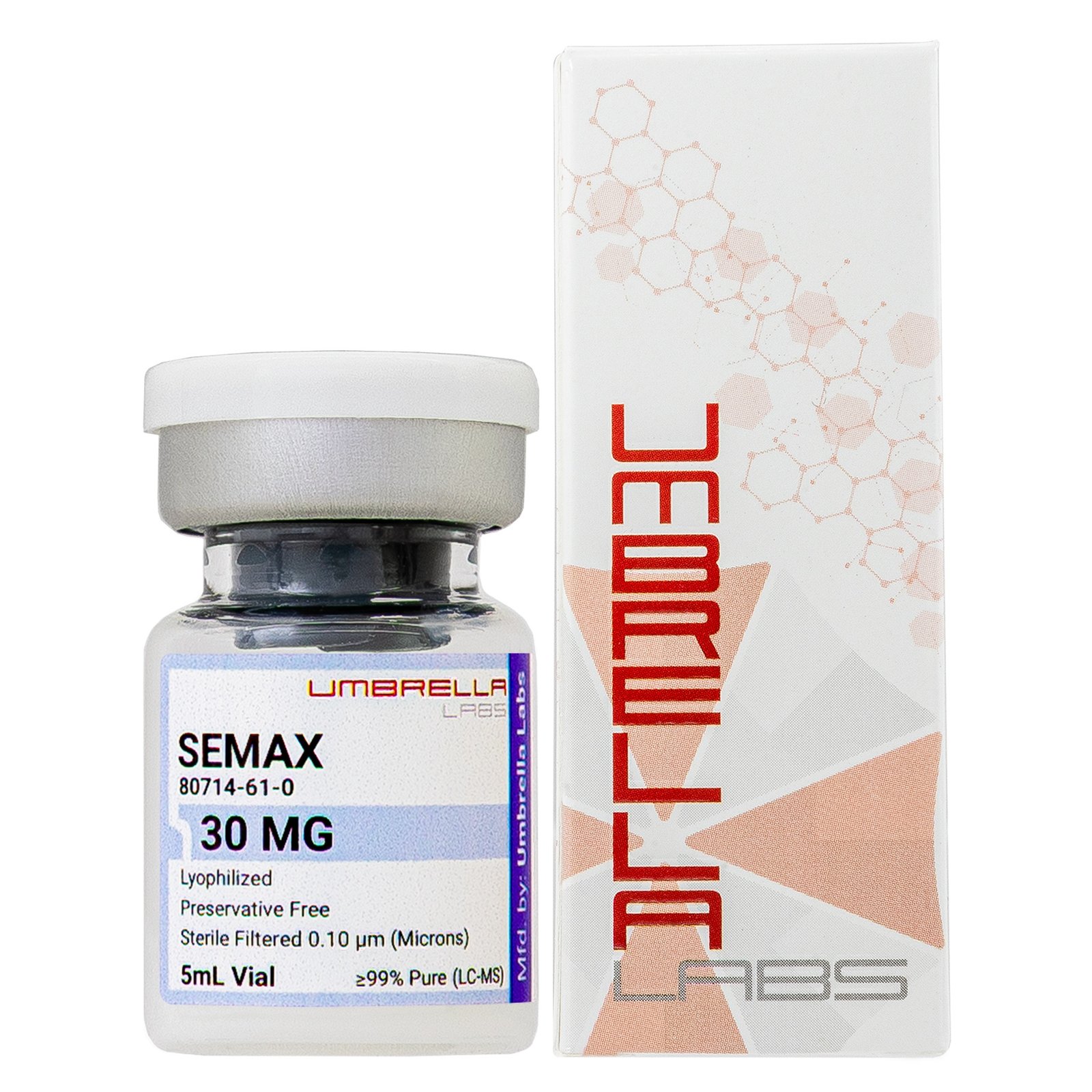 SEMAX PEPTIDE 30MG/5MG VIAL SEMAX PEPTIDE 30MG/5MG VIAL