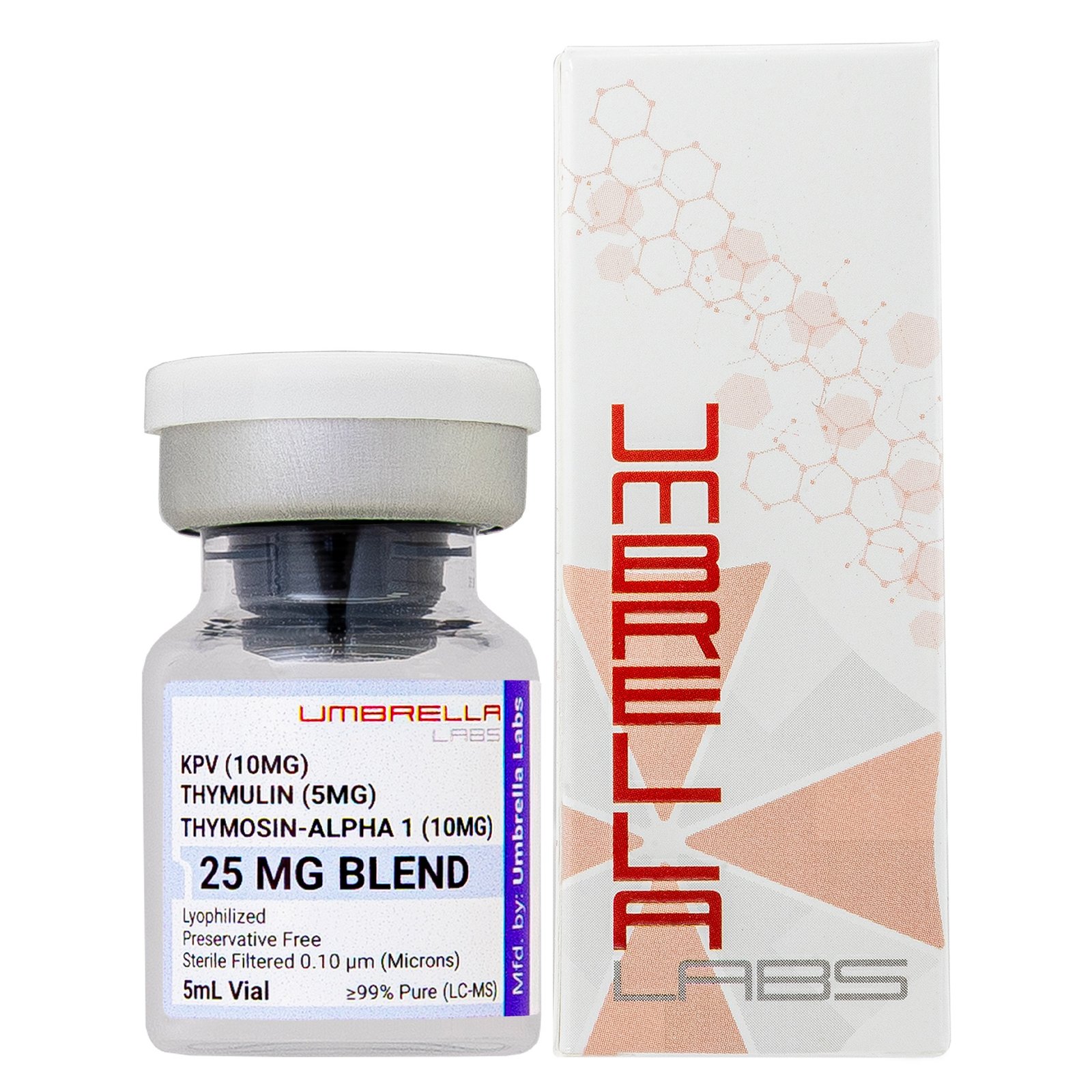 KPV/THYMOSIN-ALPHA 1/THYMULIN BLEND PEPTIDE (10MG/10MG/5MG) 25MG VIAL KPV/THYMOSIN-ALPHA 1/THYMULIN BLEND PEPTIDE (10MG/10MG/5MG) 25MG VIAL