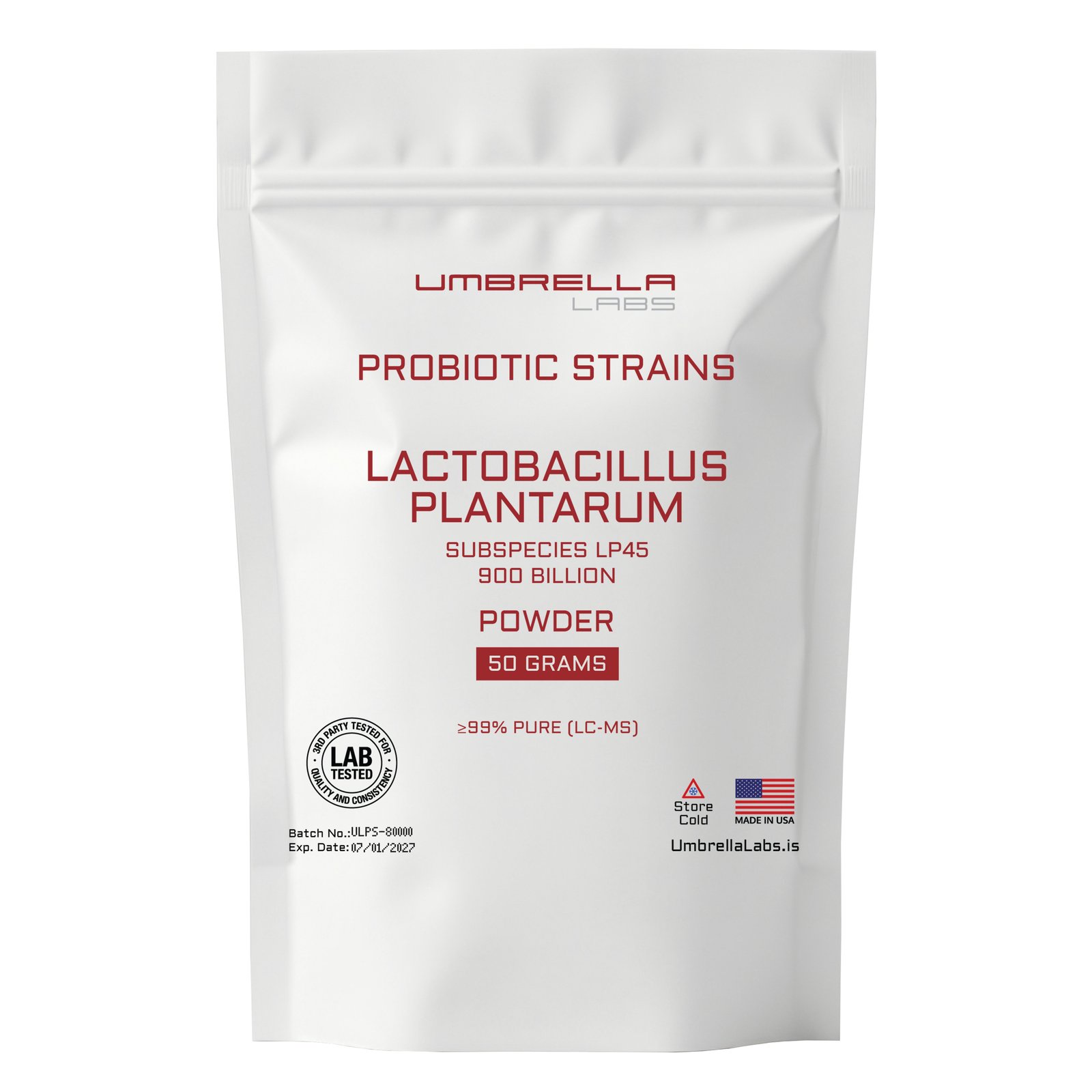 LACTOBACILLUS PLANTARUM LP45 – 900 BILLION (50 GRAMS)